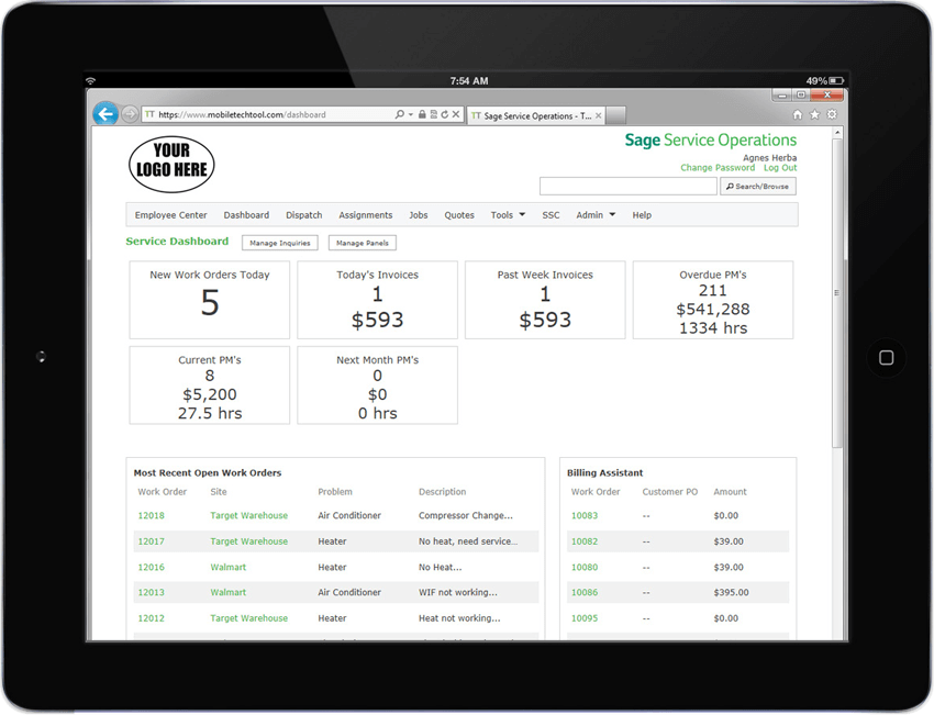 Sage Service Operations Sso Features Review Demo